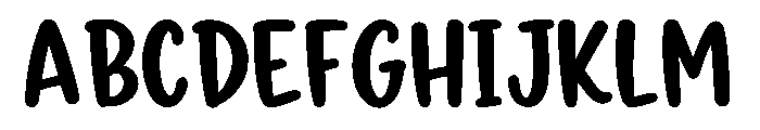 Magic Scribble Font UPPERCASE