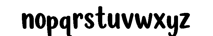 Magic Scribble Font LOWERCASE