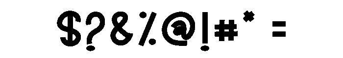 Magic Seventies Font OTHER CHARS