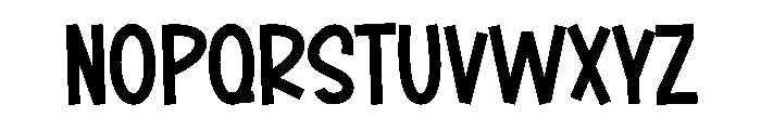 Magic Seventies Font LOWERCASE