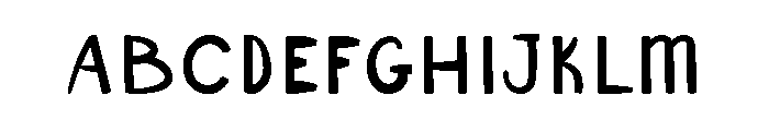 Magic Sketchy Regular Font UPPERCASE