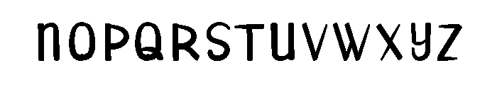 Magic Sketchy Regular Font UPPERCASE