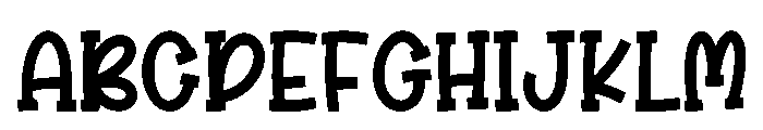 Magic Spring Regular Font UPPERCASE