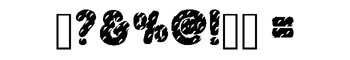 Magic Sprinkle Regular Font OTHER CHARS