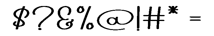 Magic Sunrise Font OTHER CHARS