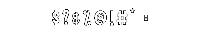Magic Thing Font OTHER CHARS