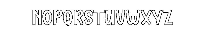 Magic Thing Font LOWERCASE