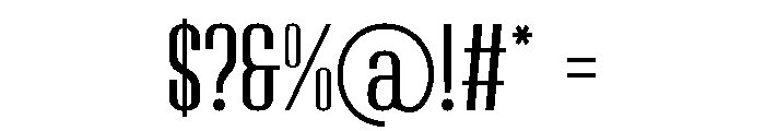 Magic Tone Font OTHER CHARS