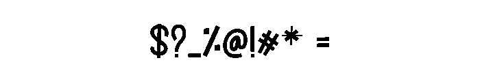 Magic Twing Font OTHER CHARS