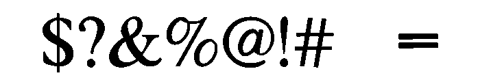 Magic User Font OTHER CHARS