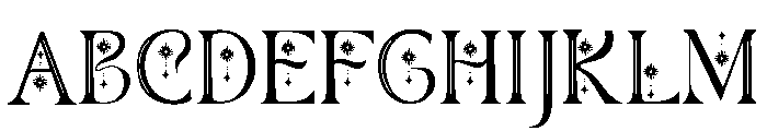 Magic User Font UPPERCASE