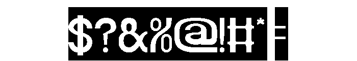 Magic Word-Inverse Font OTHER CHARS