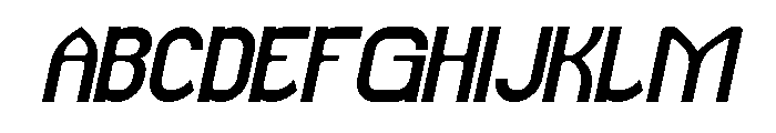 Magic Word Italic Font UPPERCASE