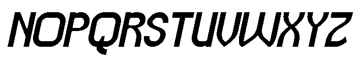 Magic Word Italic Font UPPERCASE