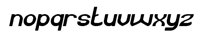 Magic Word Italic Font LOWERCASE