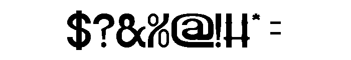 Magic Word Font OTHER CHARS