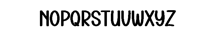 Magic Words Font LOWERCASE