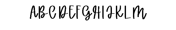 Magic Writing Font UPPERCASE