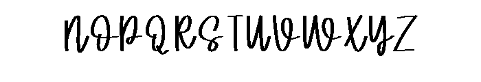 Magic Writing Font UPPERCASE