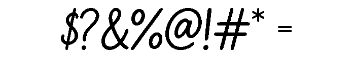 MagicRainbow Font OTHER CHARS