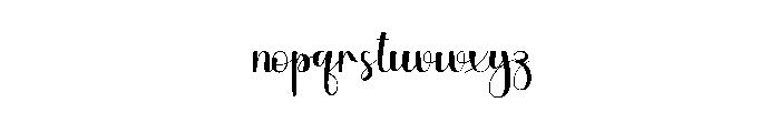 Magical Grils Font LOWERCASE