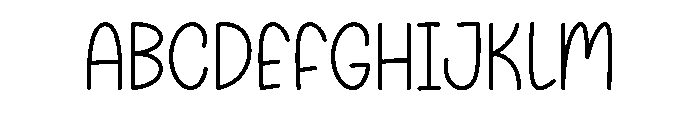 Magical Handmade Font UPPERCASE