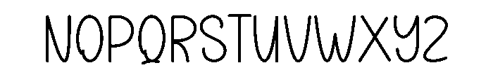 Magical Handmade Font UPPERCASE