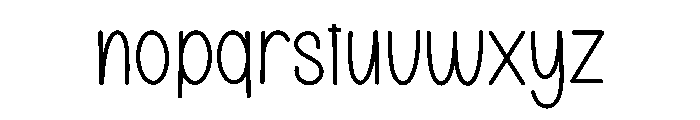 Magical Handmade Font LOWERCASE