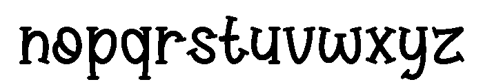 Magical Lemonade Font LOWERCASE