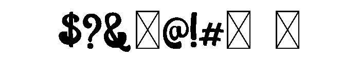 Magical Lettering Font OTHER CHARS
