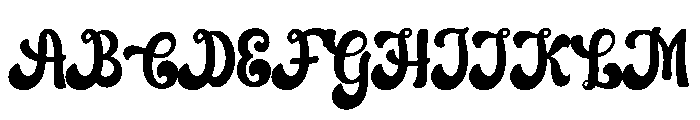 Magical Lettering Font UPPERCASE