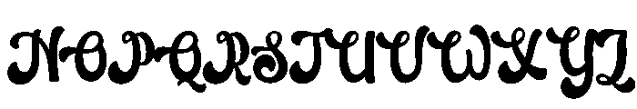 Magical Lettering Font UPPERCASE