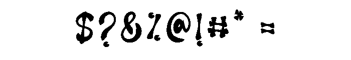 Magical Vintage1 Font OTHER CHARS