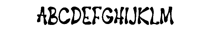 Magical Vintage1 Font UPPERCASE