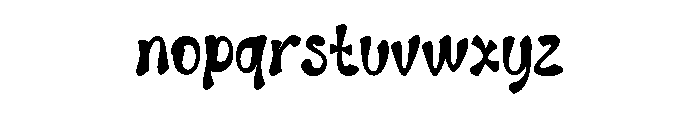 Magical Vintage1 Font LOWERCASE