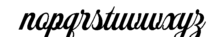 MagicalSummer-Regular Font LOWERCASE