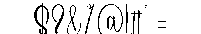 Magicheart Font OTHER CHARS