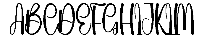 Magicheart Font UPPERCASE