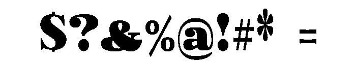 Magil Font OTHER CHARS