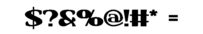 Magisme Font OTHER CHARS