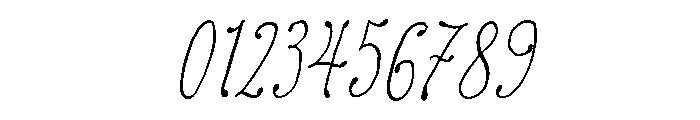 Magloria Italic Font OTHER CHARS