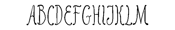 Magloria Regular Font UPPERCASE