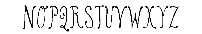 Magloria Regular Font UPPERCASE