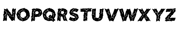 Magma Jagged Font UPPERCASE