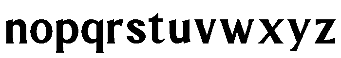 Magnavella Regular Font LOWERCASE