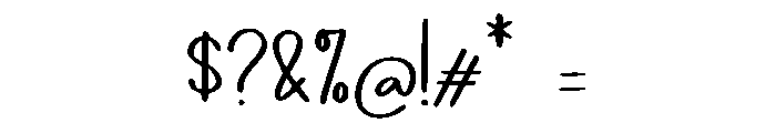 Magnetica Font OTHER CHARS