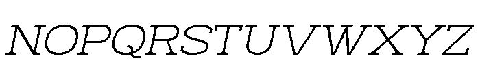 Magnetico Italic Font UPPERCASE