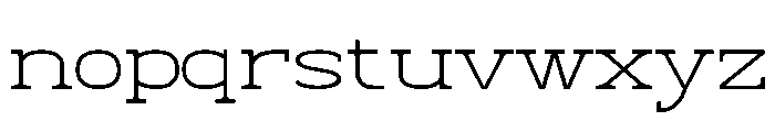 Magnetico Regular Font LOWERCASE