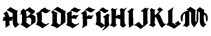 Magnevex Font UPPERCASE