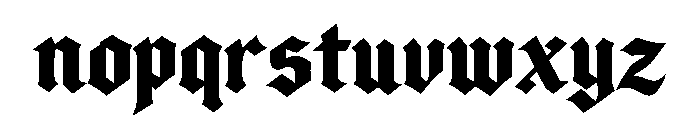 Magnevex Font LOWERCASE